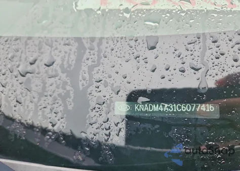 2012 Kia Rio Lx из США, поврежденный, VIN KNADM4A31C6077416